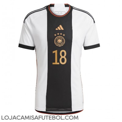Camisa de Futebol Alemanha Jonas Hofmann #18 Equipamento Principal Mundo 2022 Manga Curta
